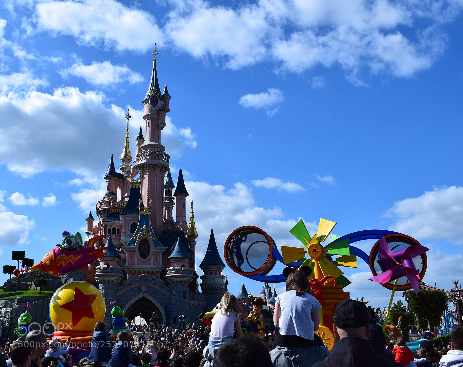 Nikon D5300 sample photo. Disneyland castle photography