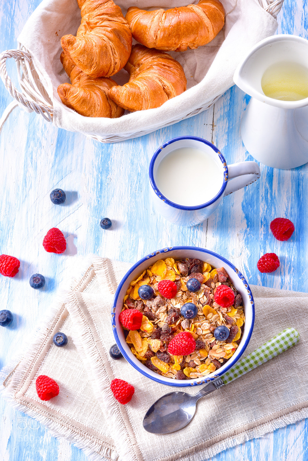 Nikon D810 sample photo. Muesli breakfast menu with photography