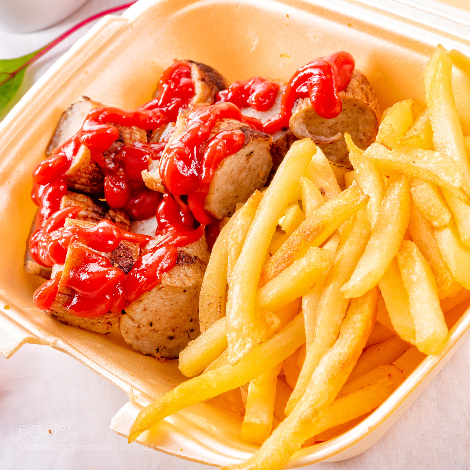 Nikon D810 sample photo. Grilled bratwurst with french photography