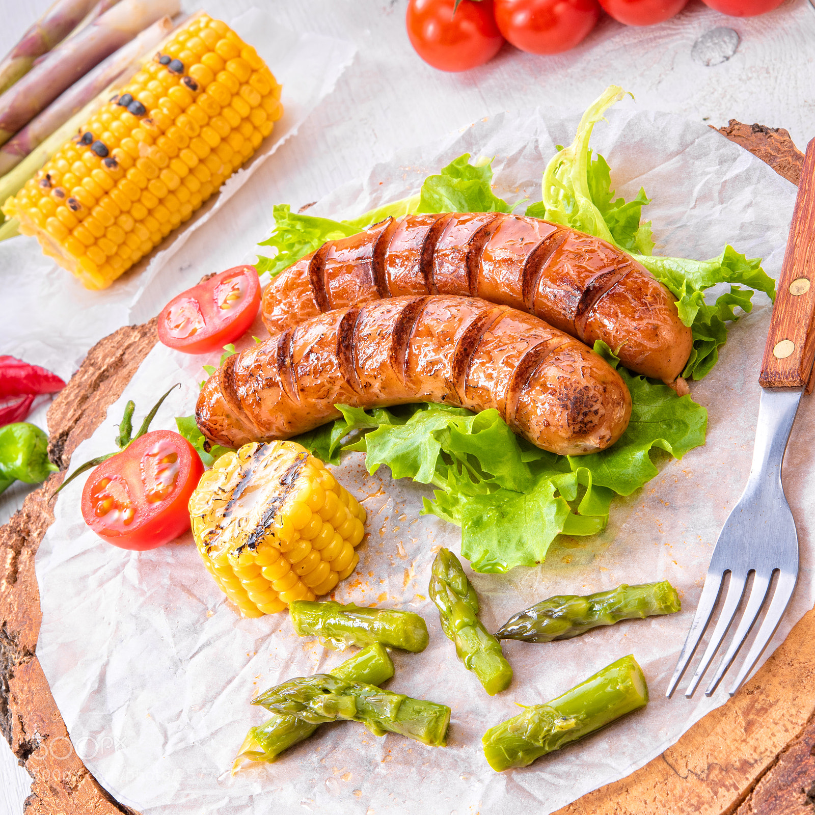 Nikon D810 sample photo. Grilled krakauer sausage with photography