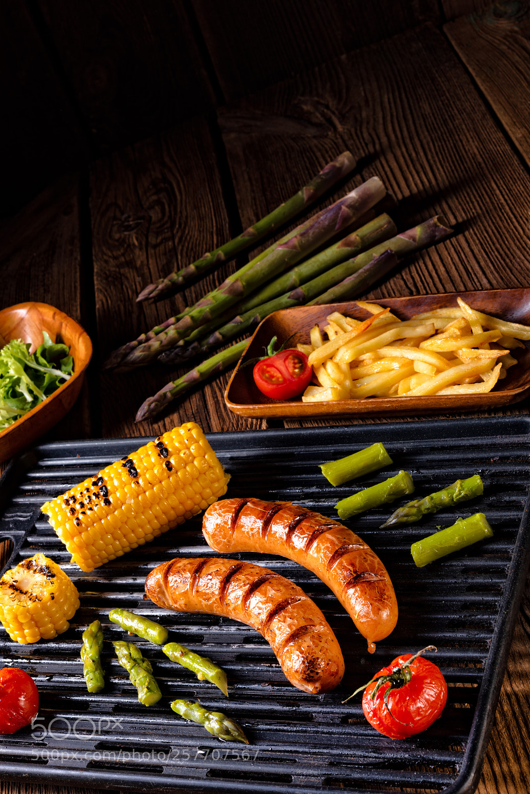 Nikon D810 sample photo. Grilled krakauer with french photography