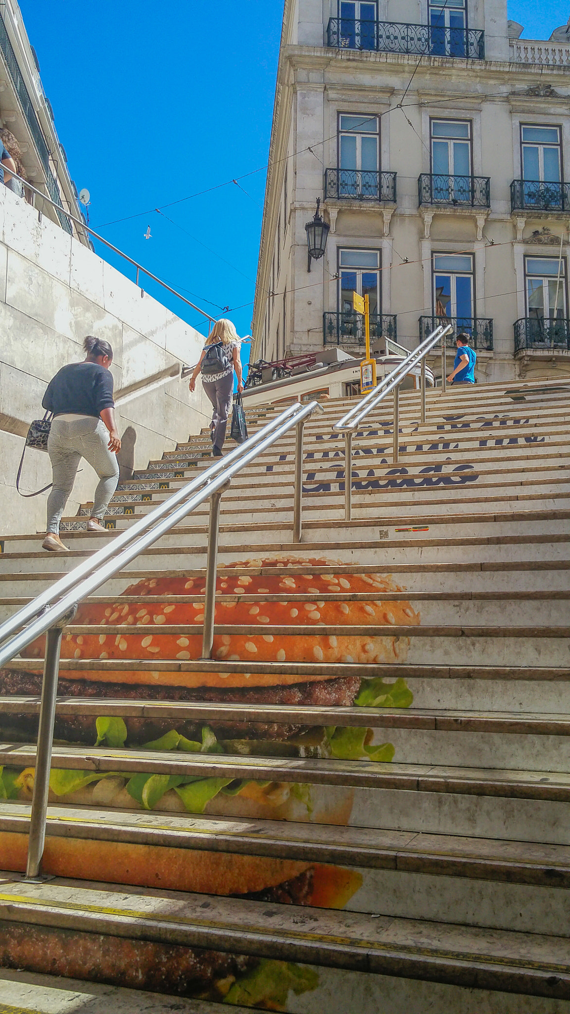 LG G FLEX2 sample photo. Hungry stairs photography