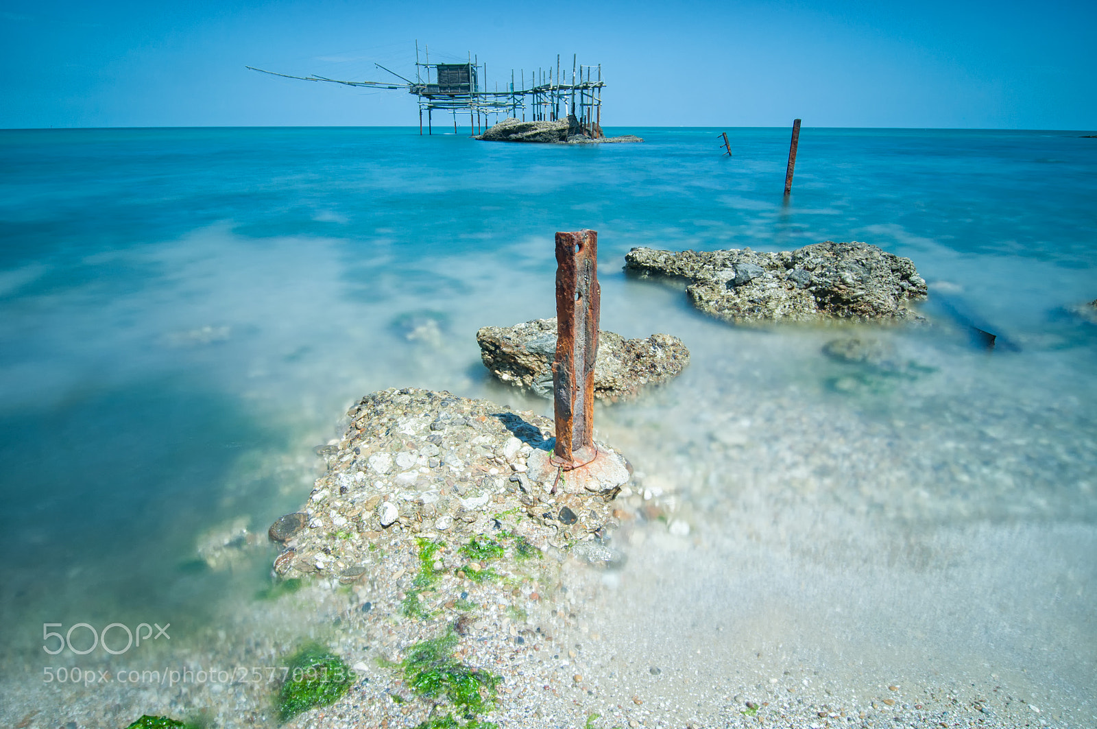 Nikon D90 sample photo. Long exposition, punta aderci photography