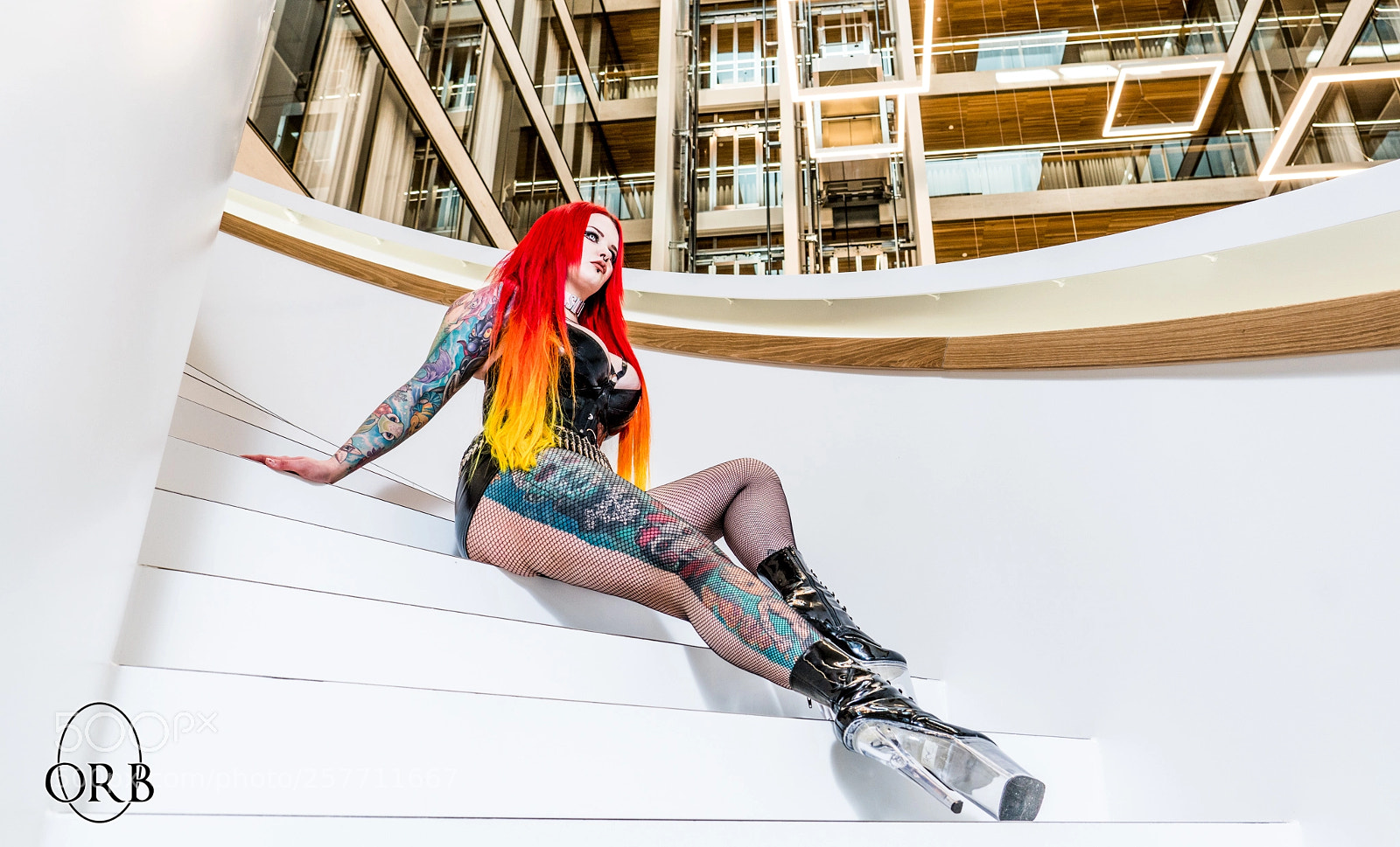 Sony a7R III sample photo. Latex staircase! photography