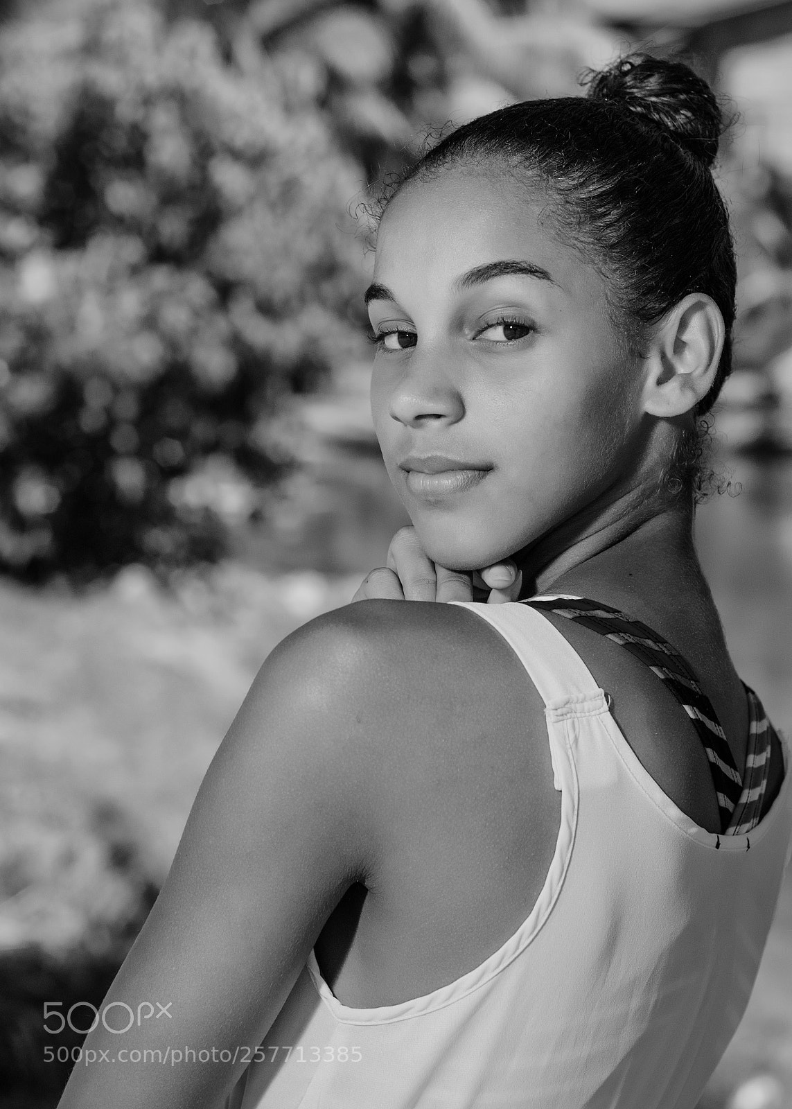 Nikon D7000 sample photo. Kaylee 01 0073bw photography
