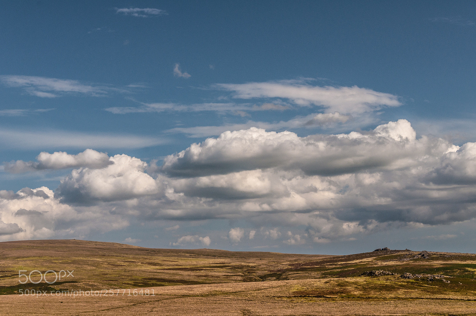 Nikon D5000 sample photo. Big sky over dartmoor photography