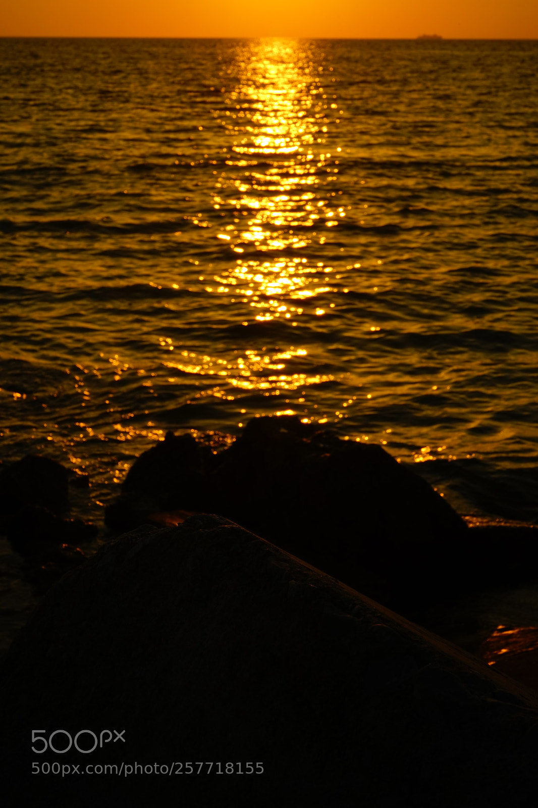 Sony a7 sample photo. Sunset road photography