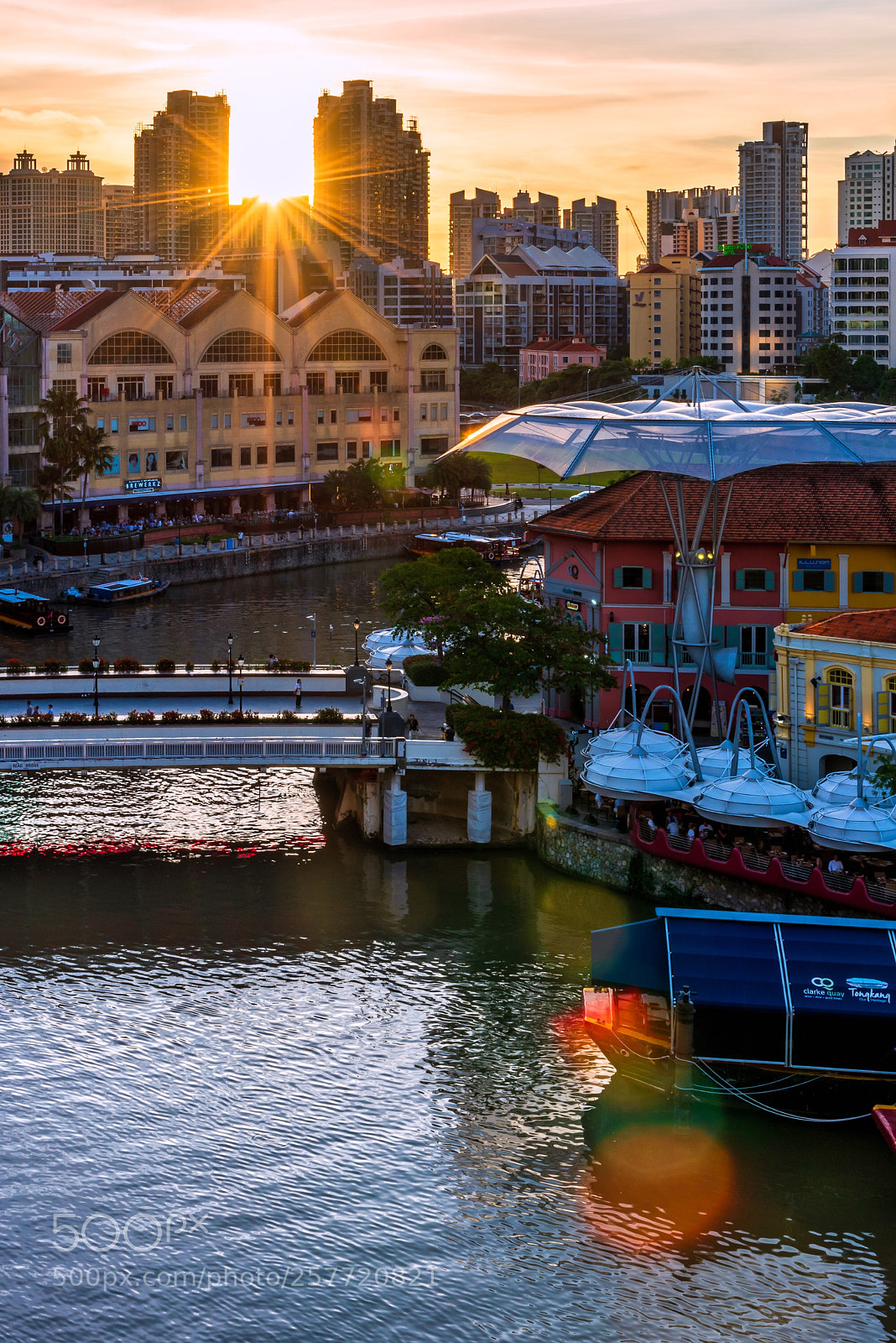 Nikon D750 sample photo. Sunset in singapore photography