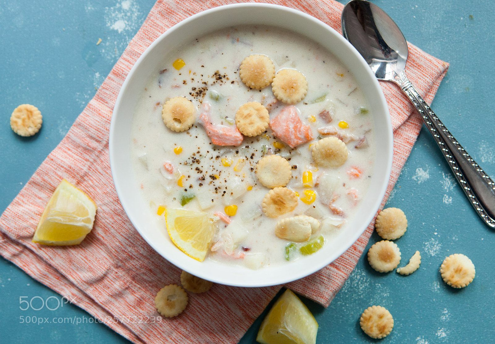 Canon EOS 5D Mark II sample photo. Smoked salmon chowder recipe-seattle photography