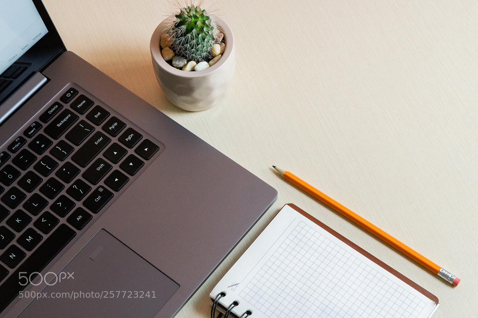 Canon EOS 70D sample photo. Working desk with laptop photography
