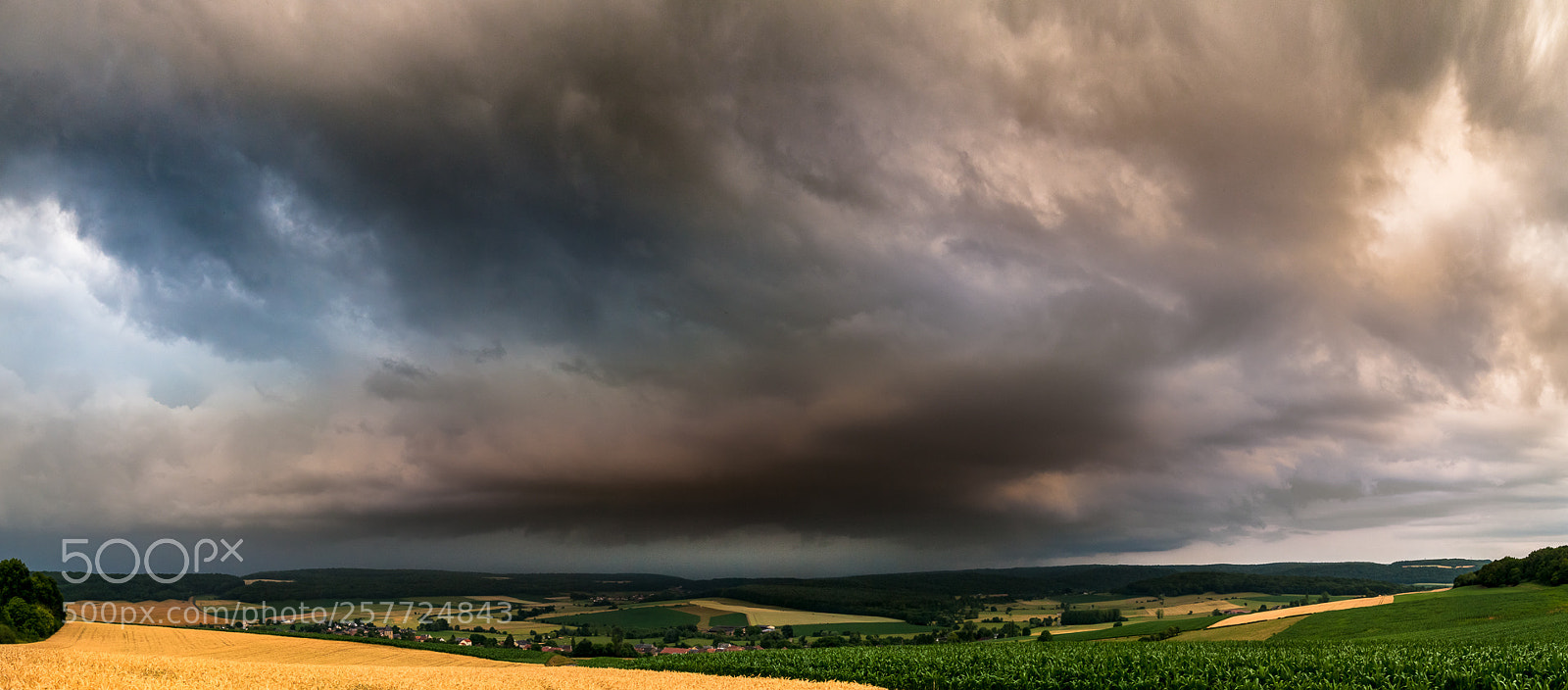 Canon EOS 5D sample photo. Storm on the village photography