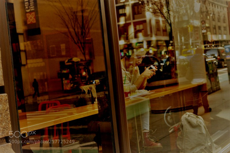 Nikon D3200 sample photo. Reflection in a manhattan photography