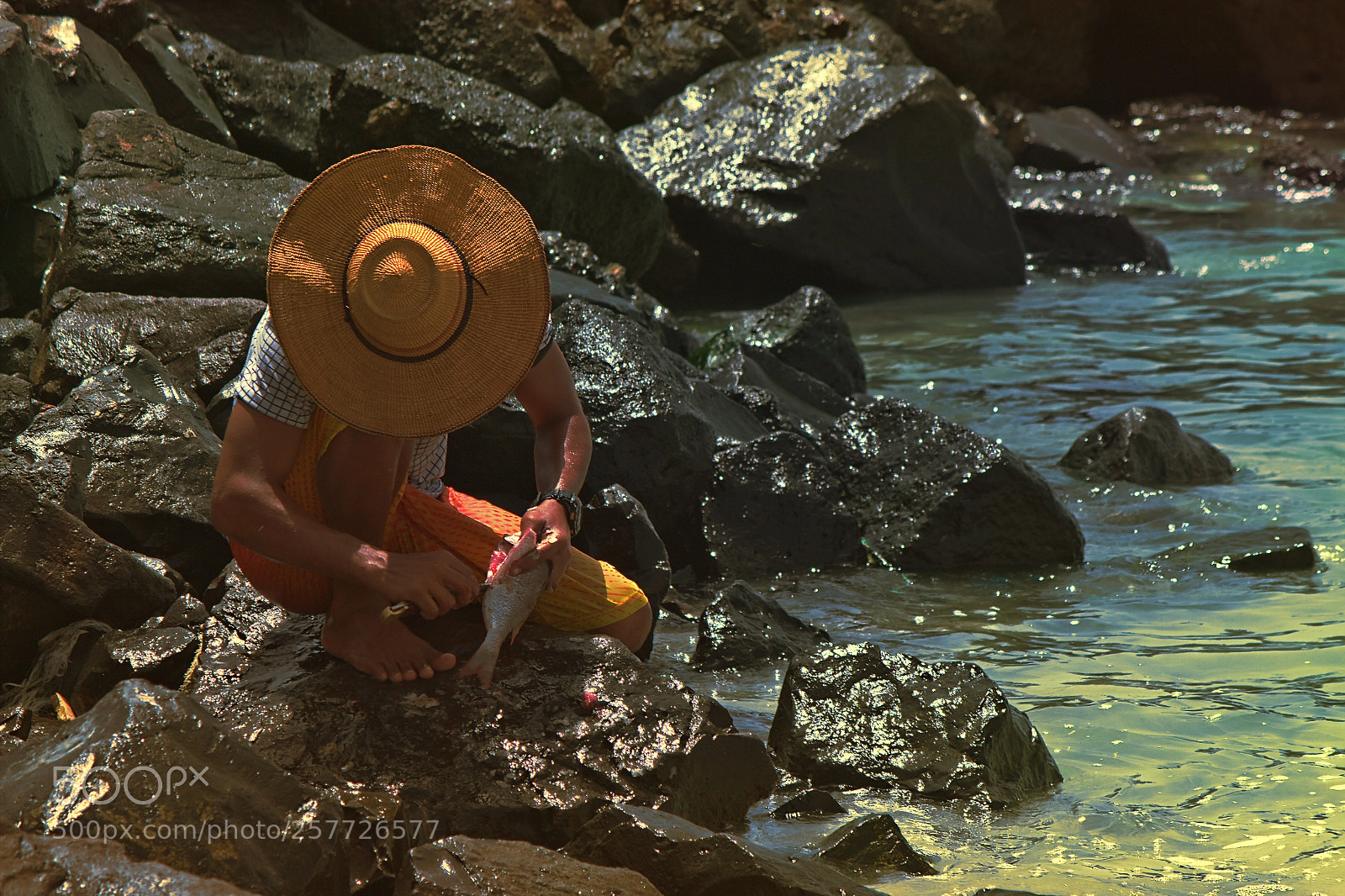 Canon EOS 7D sample photo. Fisherman photography
