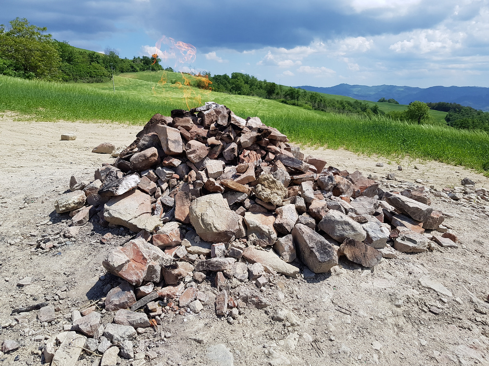 Samsung Galaxy S8+ sample photo. Vulcano... mini.. photography