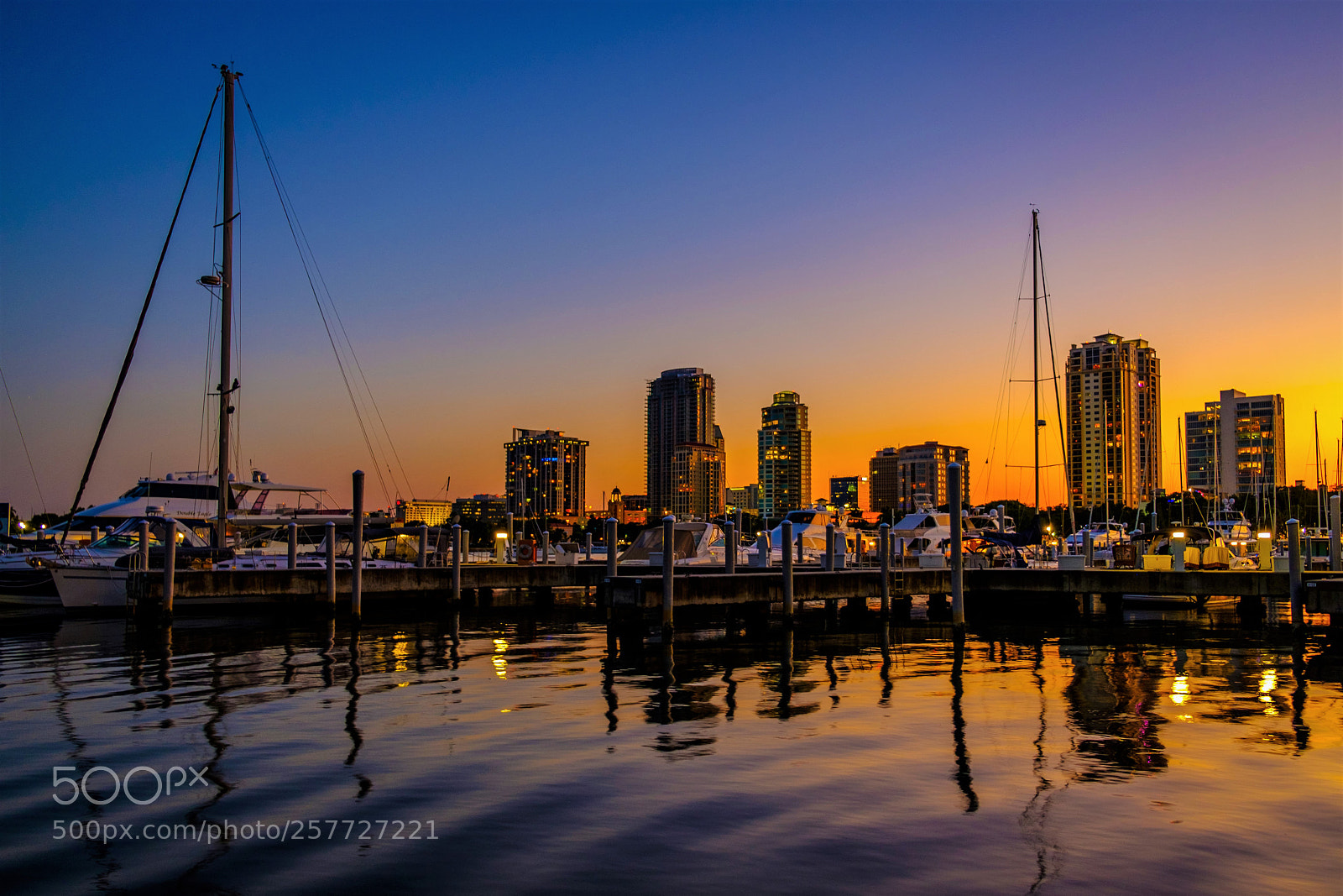 Fujifilm X-T20 sample photo. Vinoy marina- sunset st.pete photography