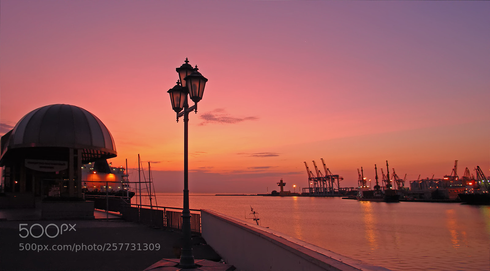 Sony DSC-R1 sample photo. Odessa, morning, port photography