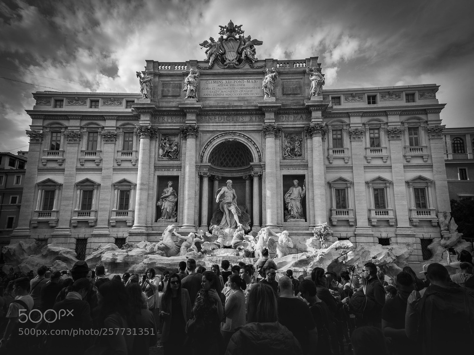 Sony a6300 sample photo. Trevi fountain photography