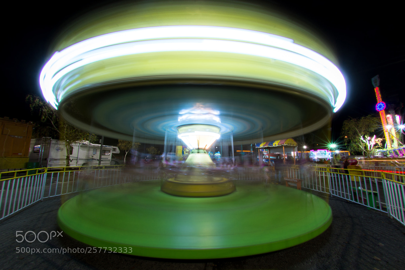 Nikon D7200 sample photo. Amusement park in motion photography