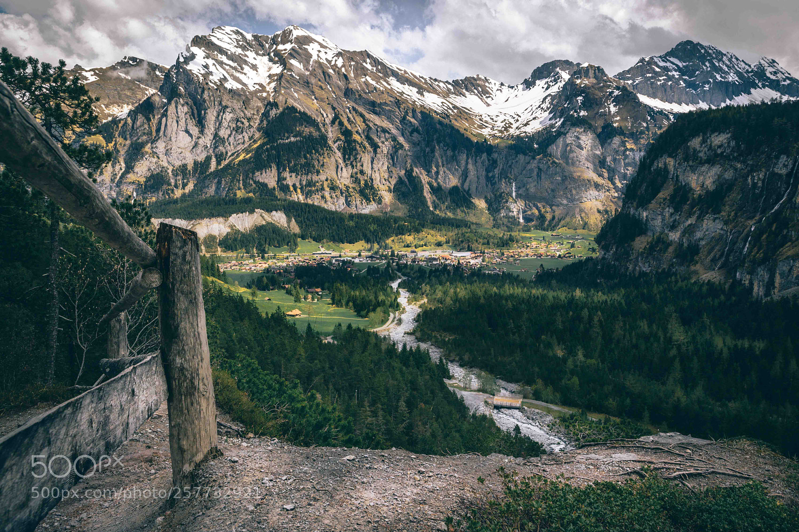 Canon EOS 6D Mark II sample photo. Kandersteg from above photography