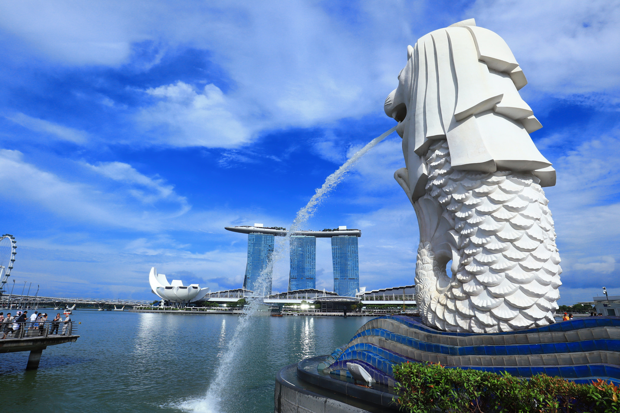 Canon EOS M50 (EOS Kiss M) + Canon EF-M 11-22mm F4-5.6 IS STM sample photo. Merlion photography