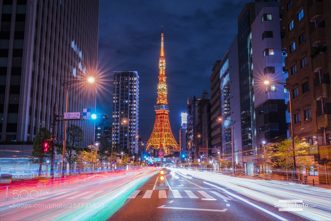Sony a7R III sample photo. Red tower photography
