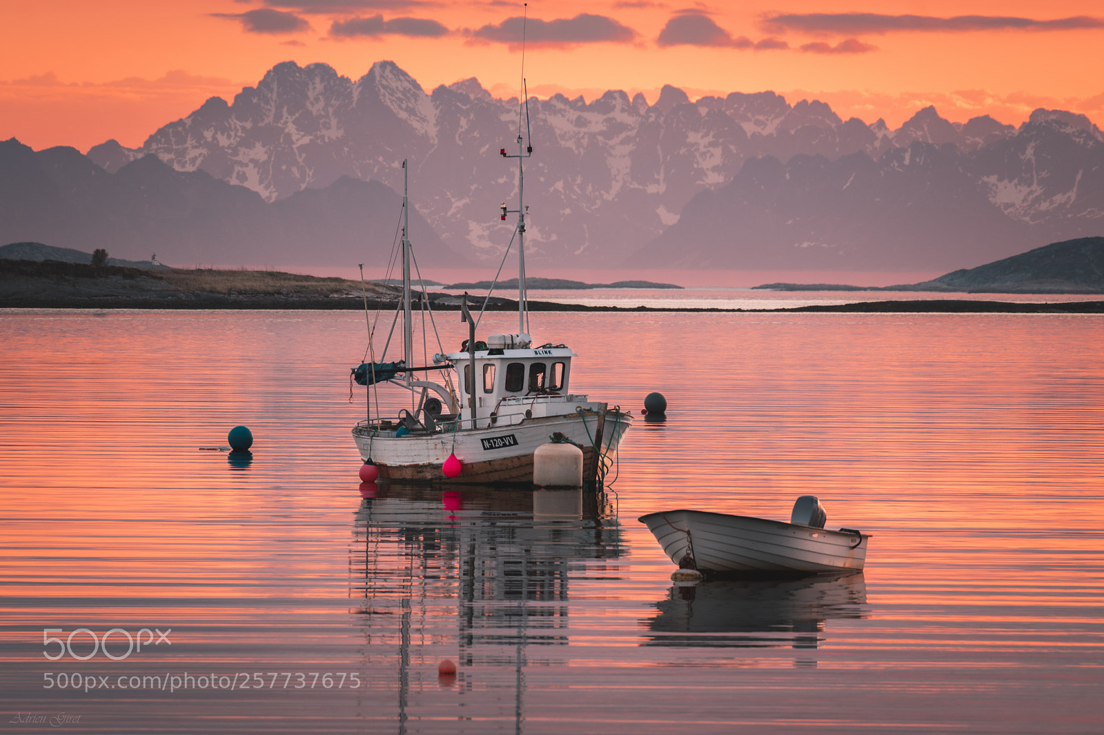 Nikon D5300 sample photo. Boats under midnight sun photography
