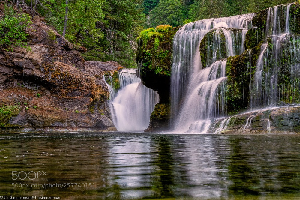 Nikon D5300 sample photo. Upper lewis river falls photography
