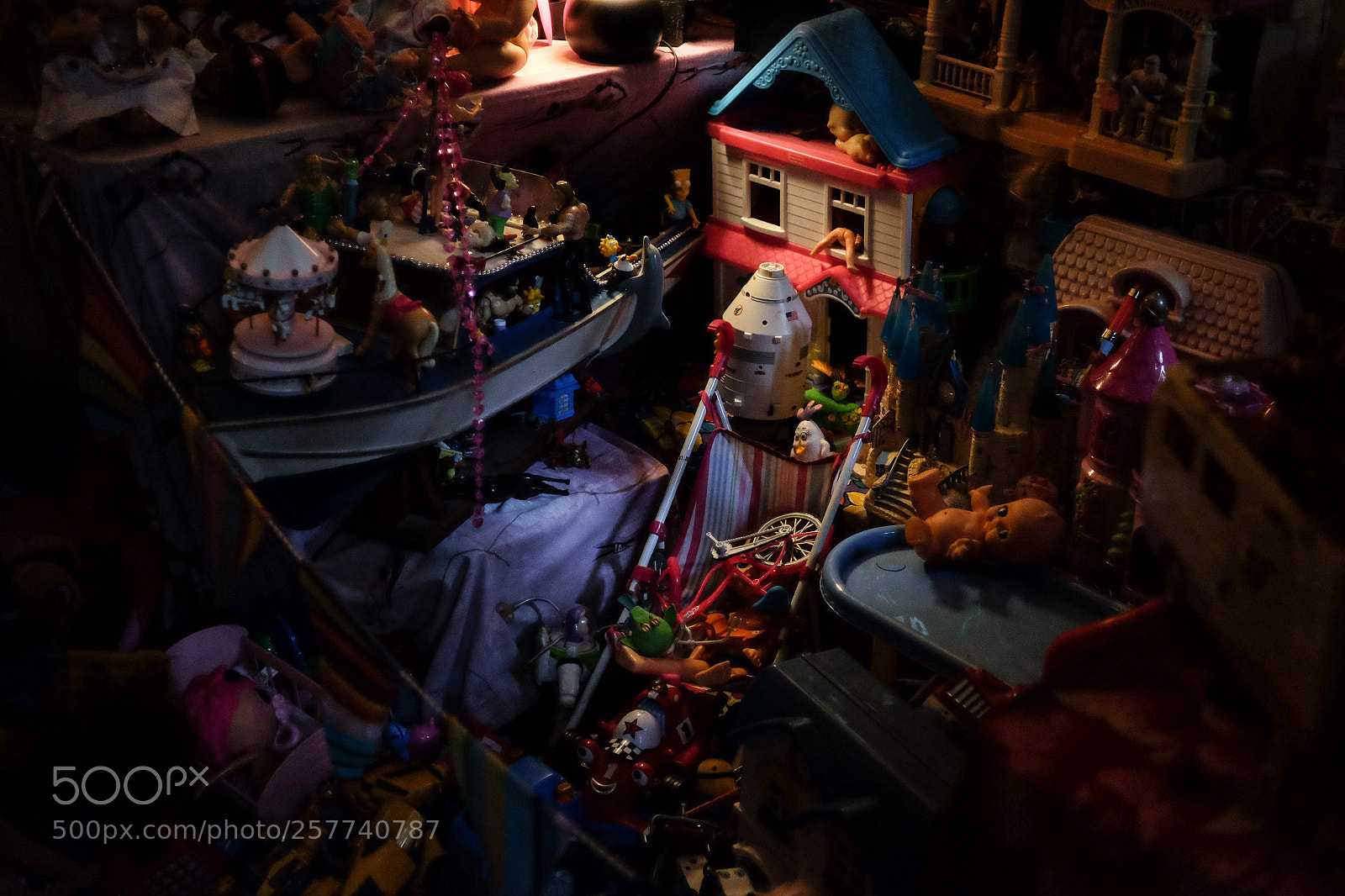 Fujifilm X-T1 sample photo. Toy village photography