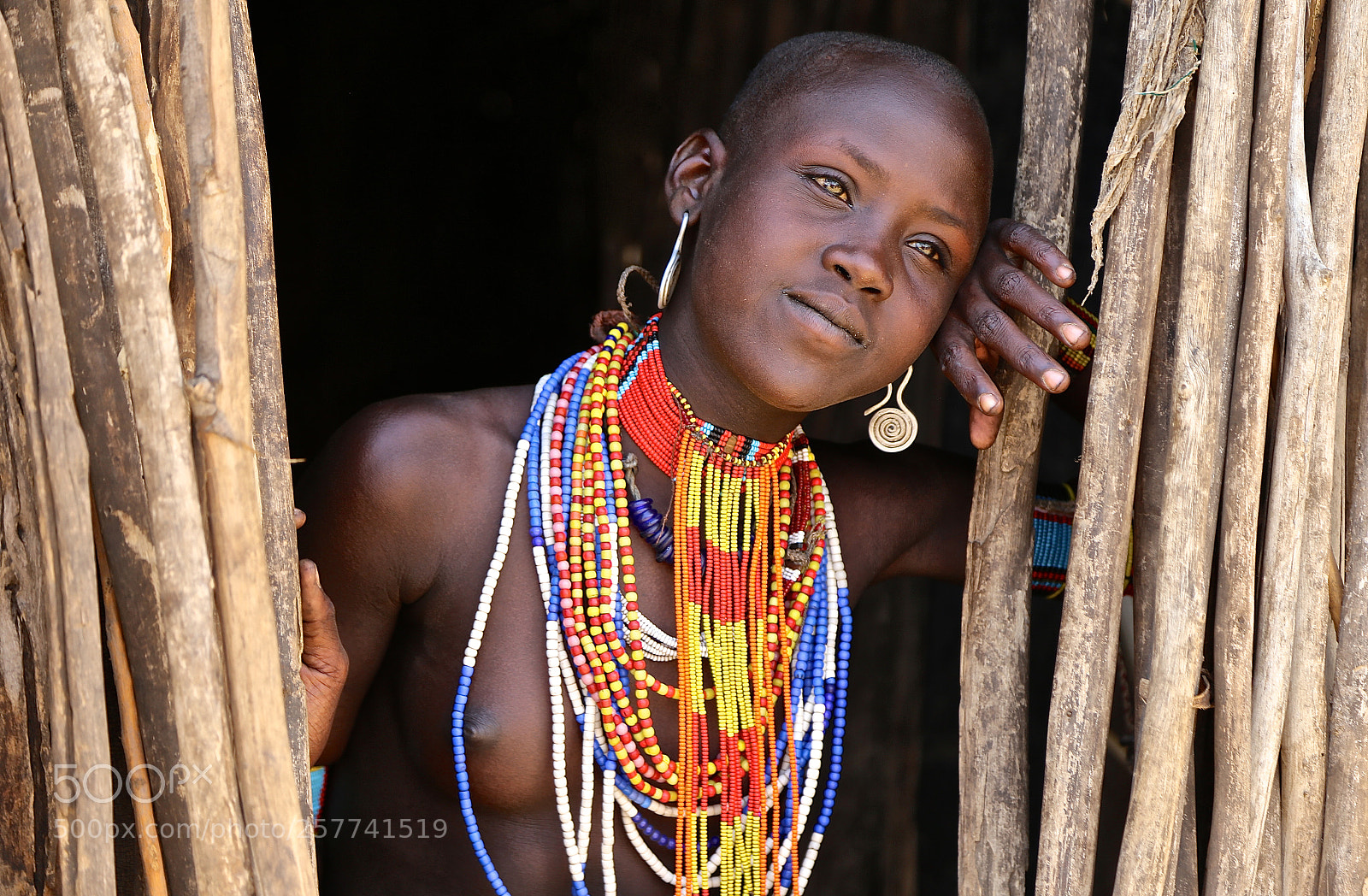Canon EOS 6D sample photo. Girl from arbore tribe photography