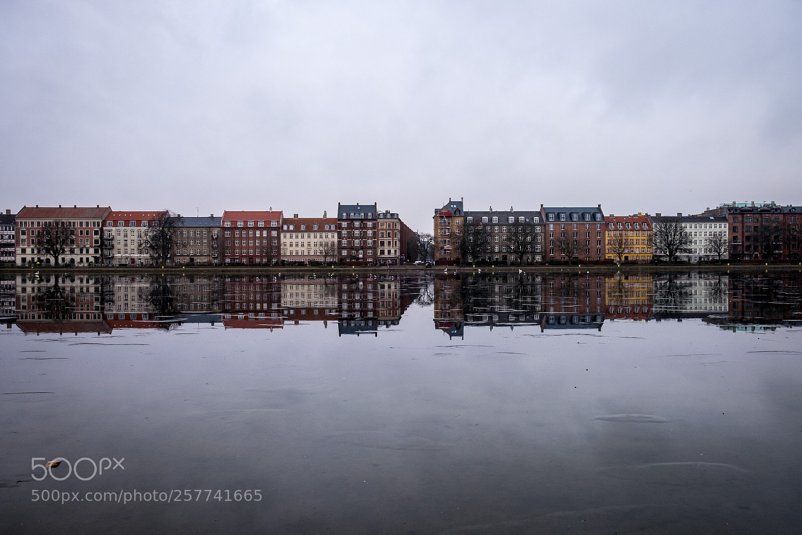 Fujifilm X-T10 sample photo. Winter reflection photography