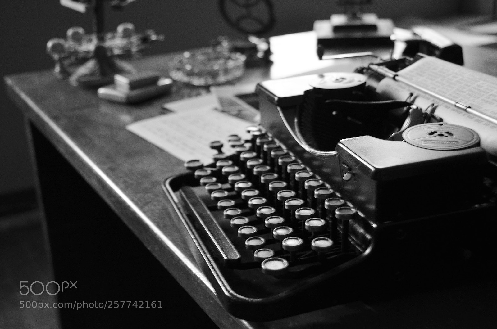 Nikon D7000 sample photo. A pi's desk, 1920s photography