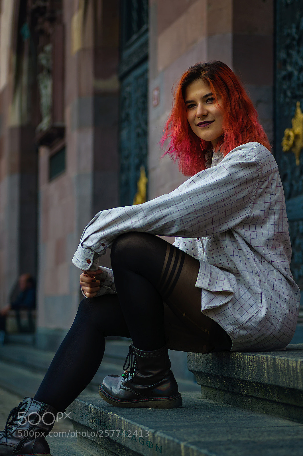 Nikon D5000 sample photo. Lena in frankfurt photography