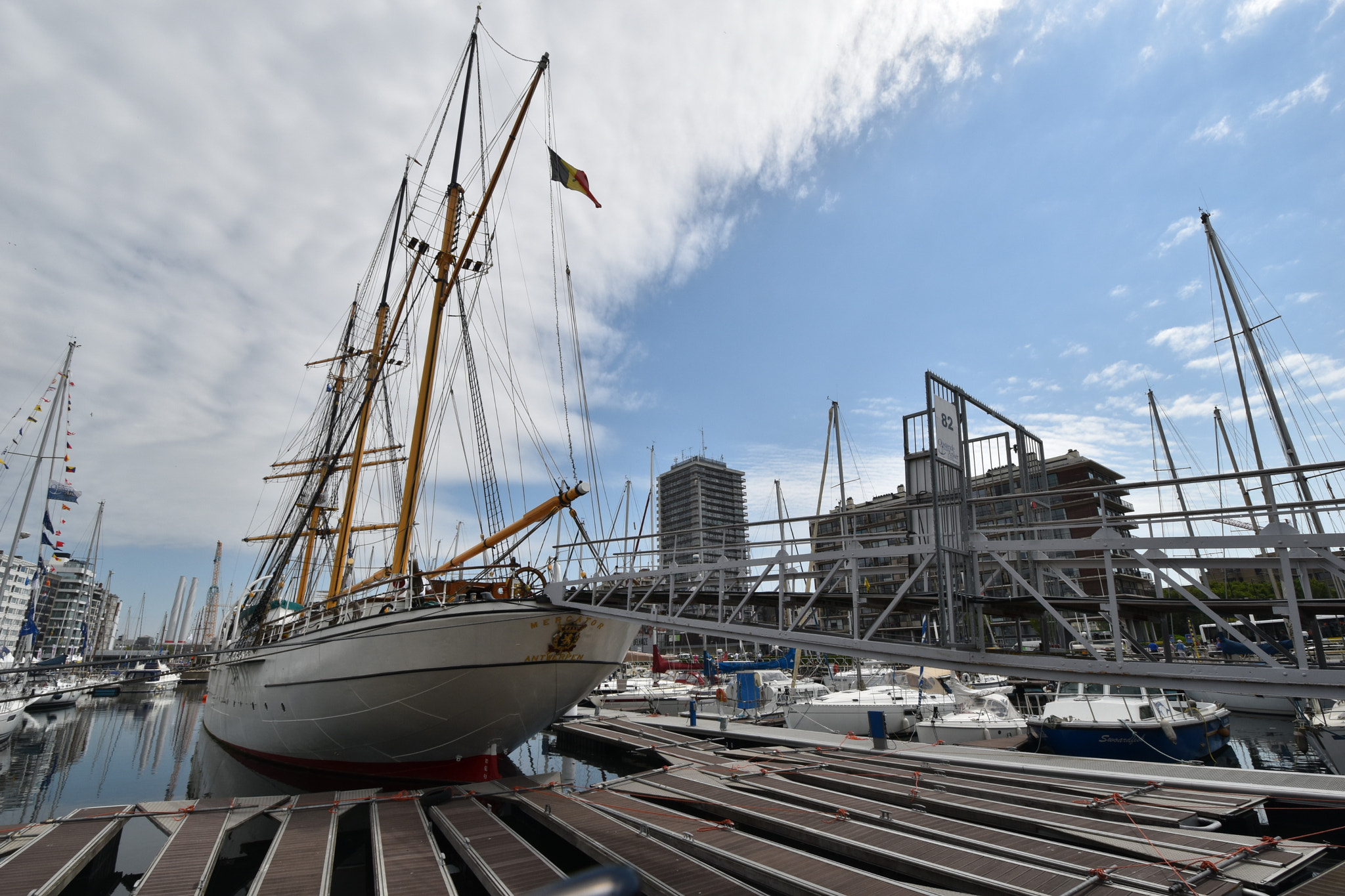 Nikon D5600 sample photo. Mercatorschip in oostende photography