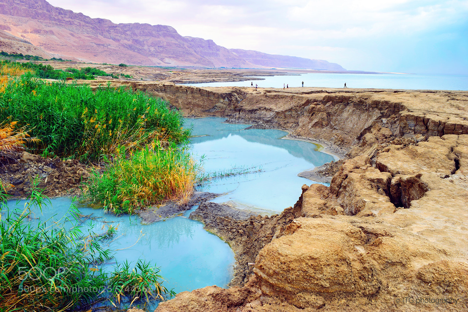 Nikon D5300 sample photo. Sinkholes at dead sea photography