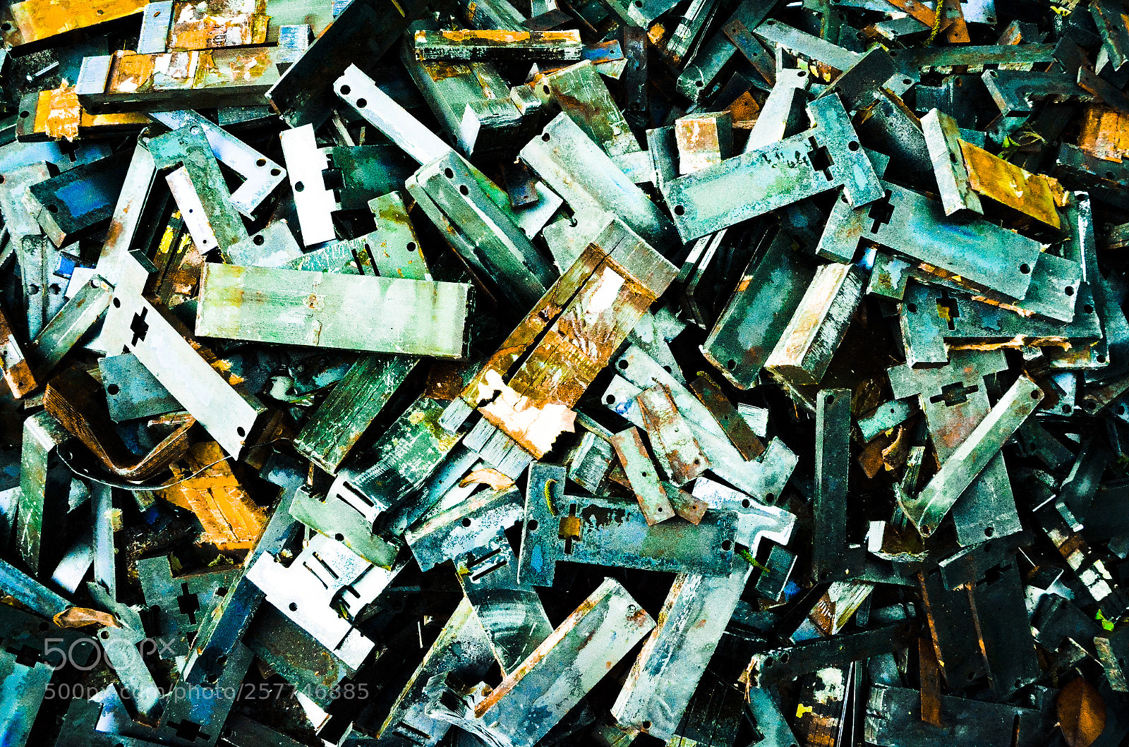 Nikon D7000 sample photo. Metal pile photography