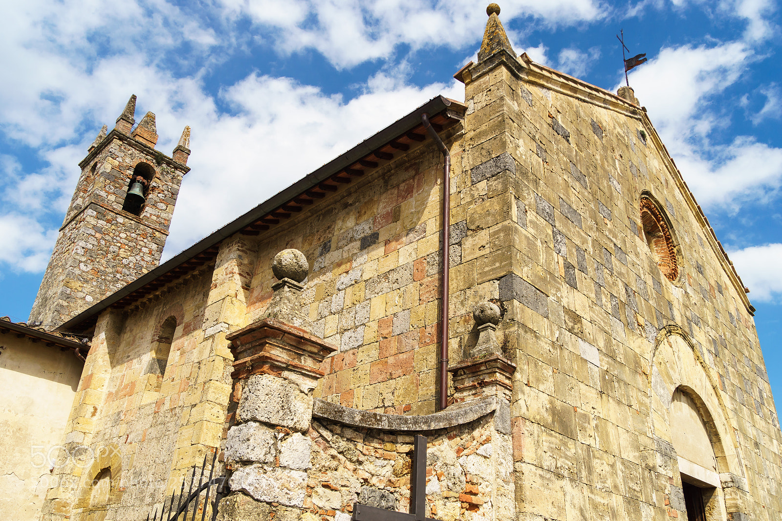 Sony ILCA-77M2 sample photo. Church of monteriggioni photography