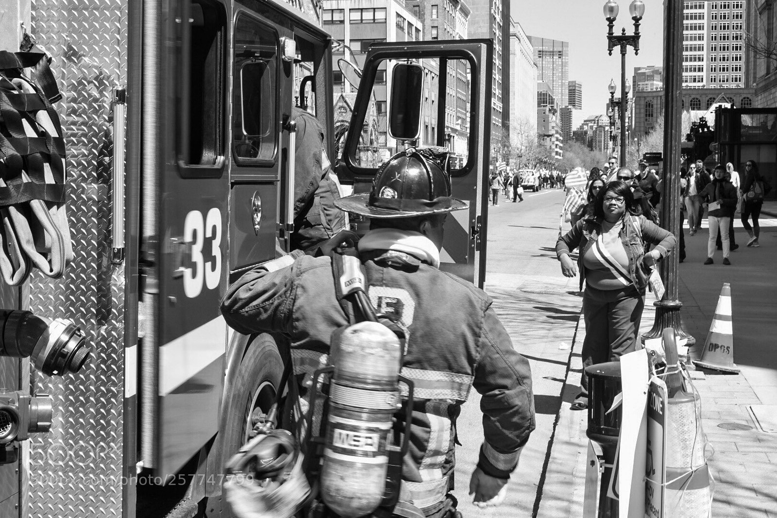 Nikon D750 sample photo. Fireman on the job photography