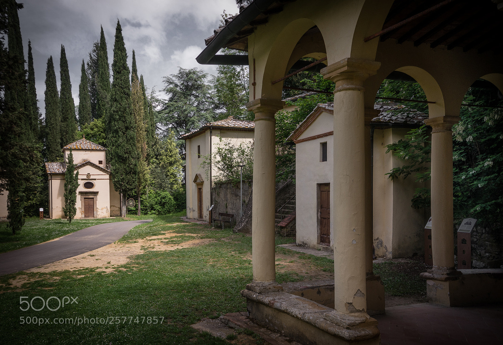 Pentax K-3 sample photo. San vivaldo sanctuary complex photography