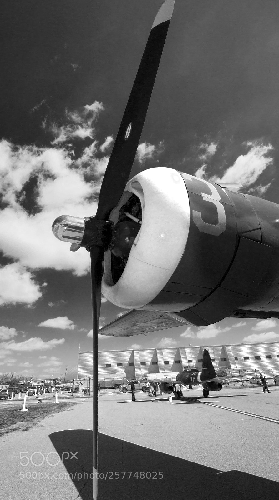Nikon D3100 sample photo. B52 mitchell propeller photography
