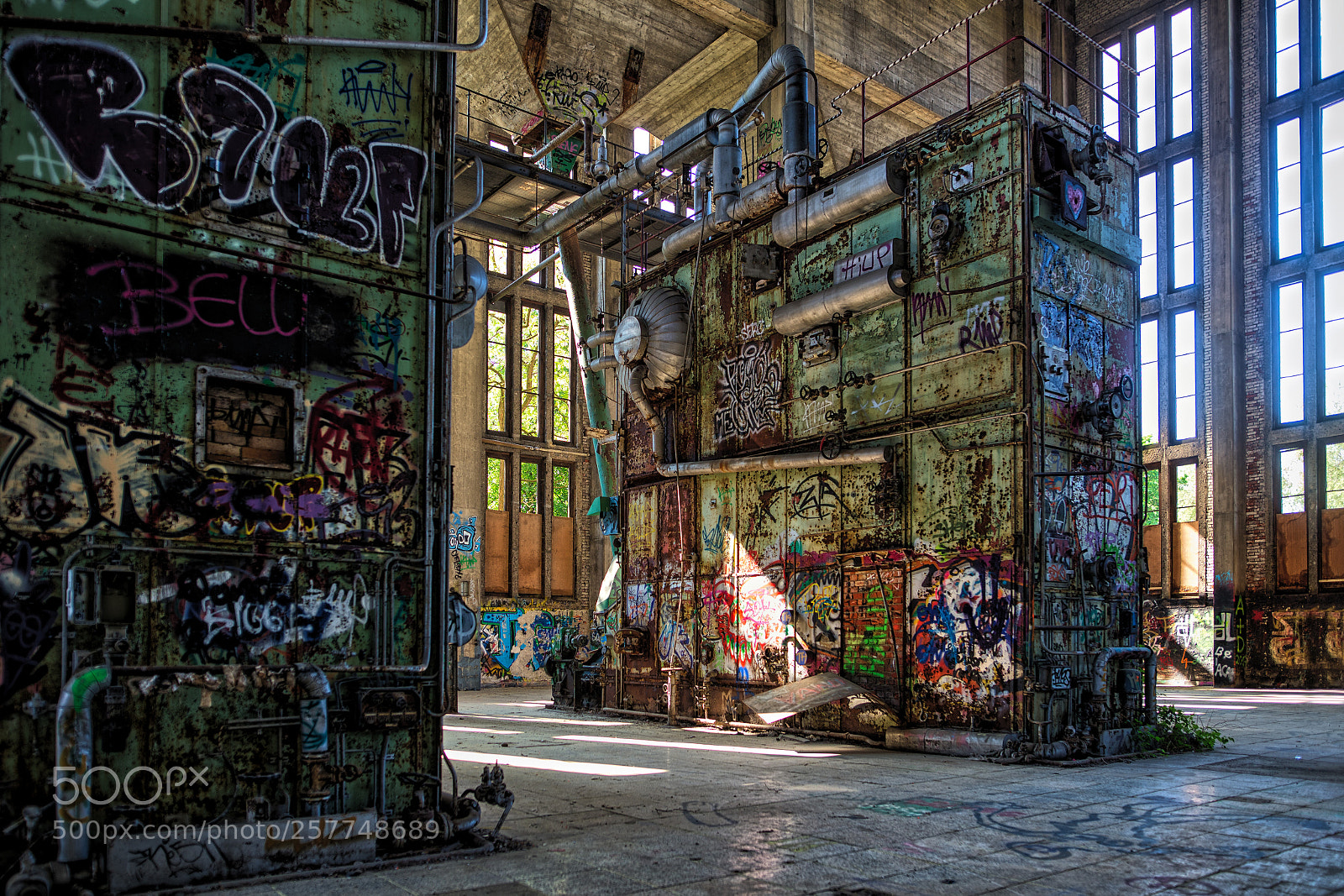 Canon EOS 6D sample photo. Abandoned power plant photography