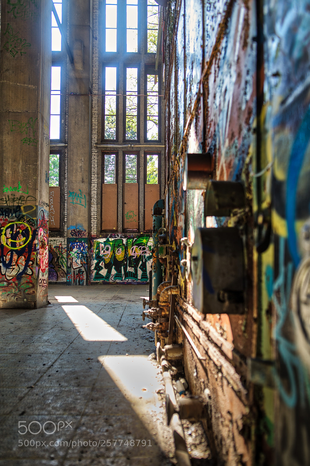 Canon EOS 6D sample photo. Abandoned power plant photography