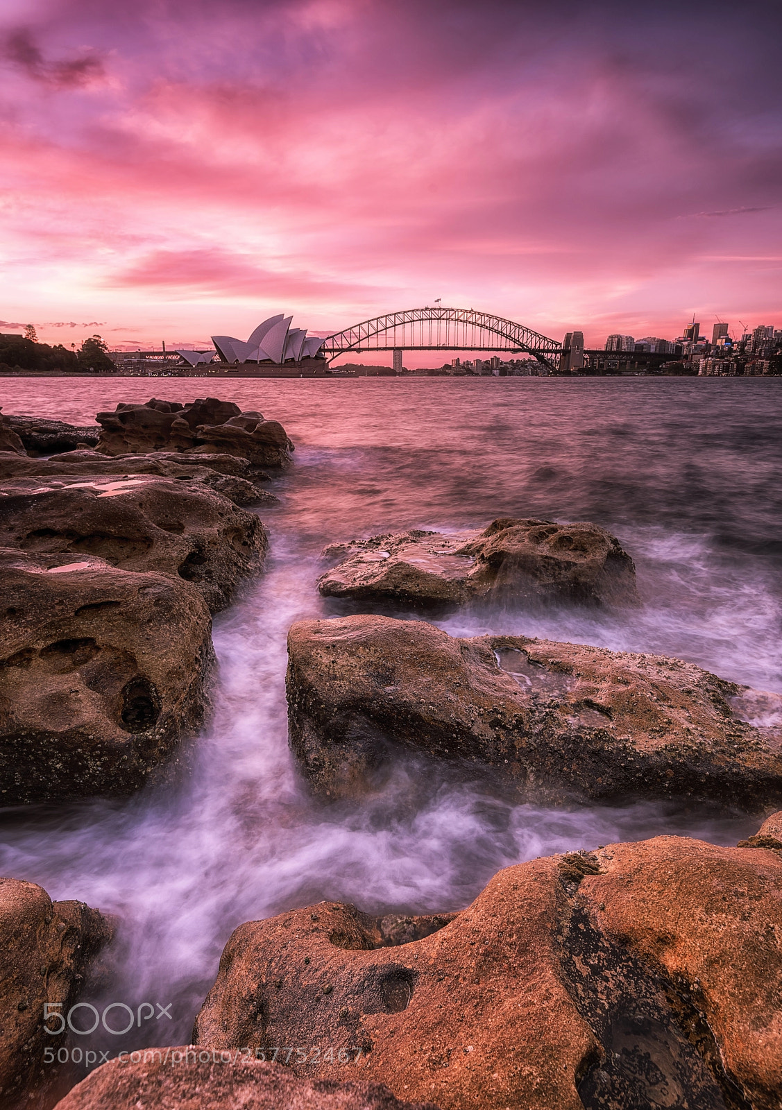 Nikon D810 sample photo. Sunset at sydney opera photography