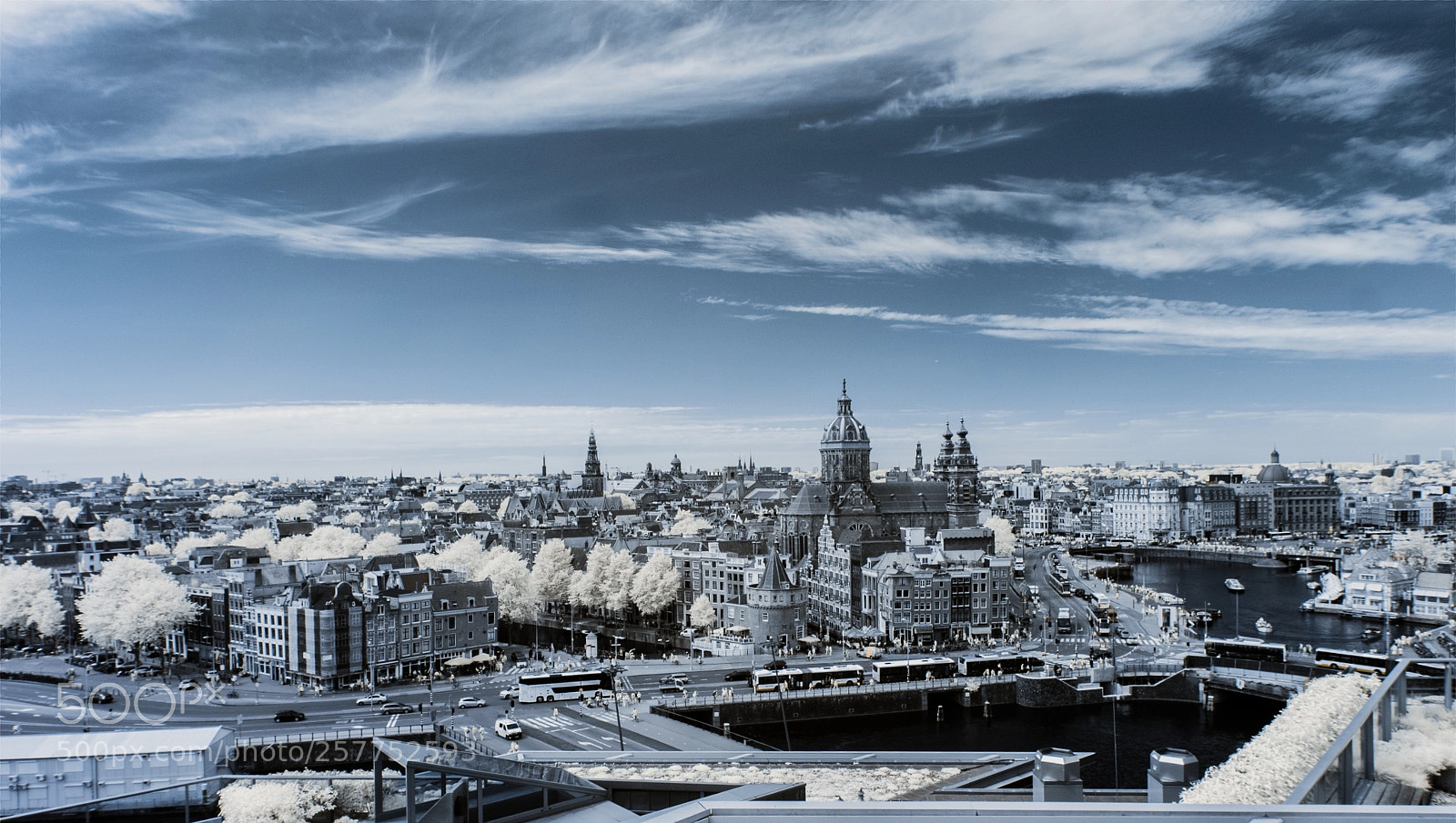 Canon EOS 500D (EOS Rebel T1i / EOS Kiss X3) sample photo. Amsterdam infrared photography