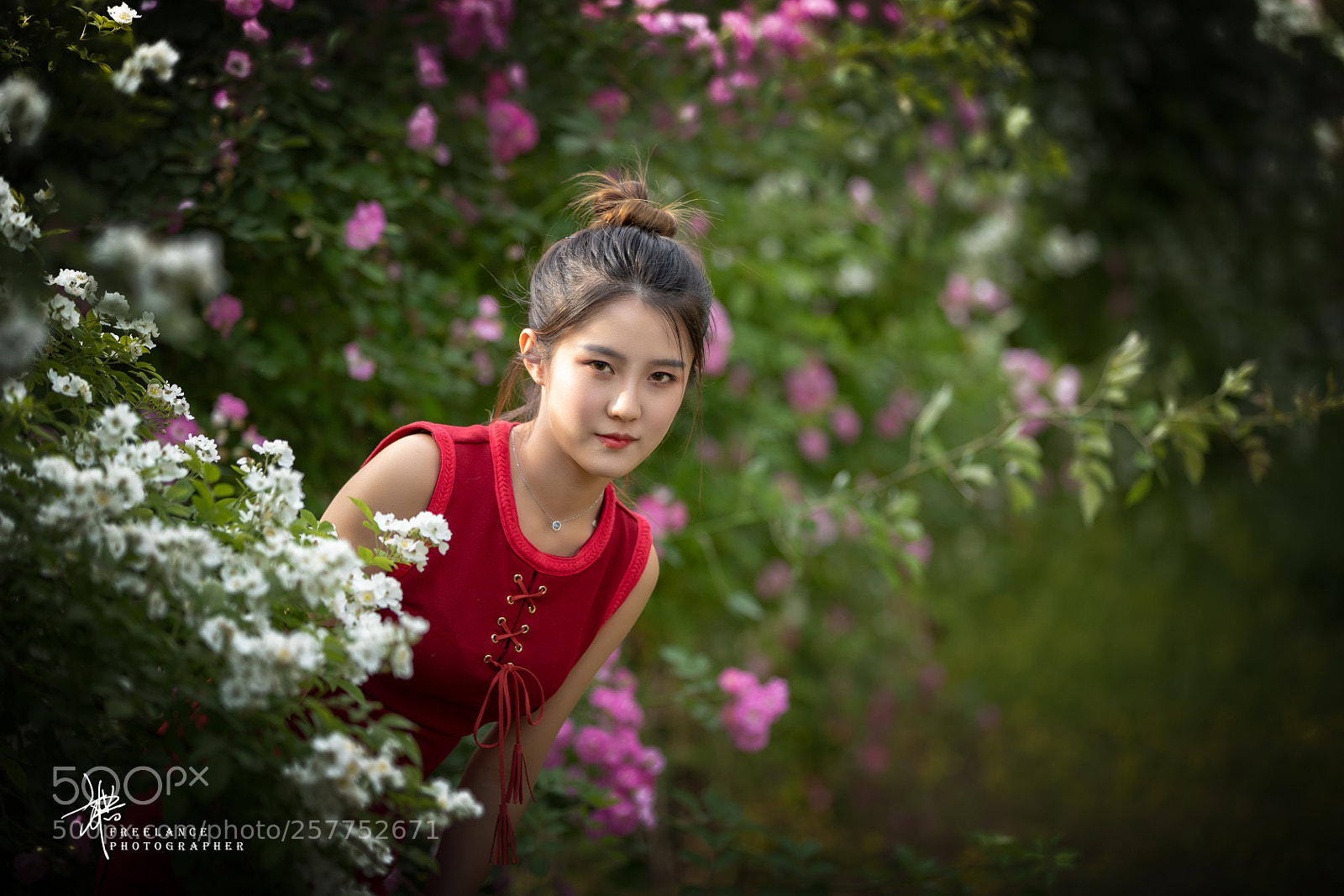 Canon EOS 5D Mark IV sample photo. 蔷薇少女 photography