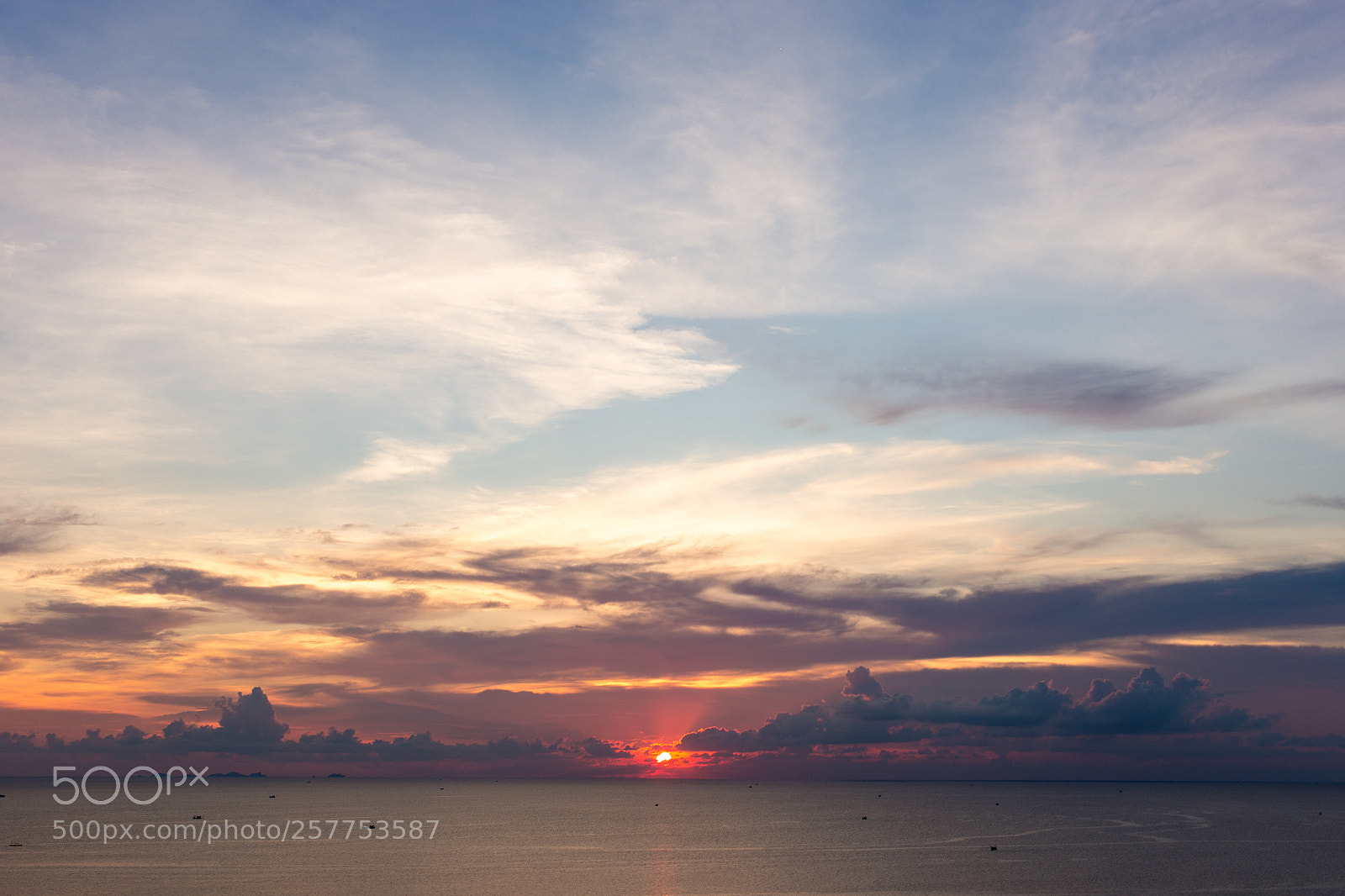 Canon EOS 6D sample photo. Sunset in koh phangan photography