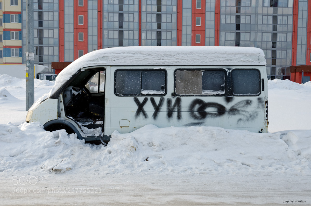 Nikon D7000 sample photo. Брошенный автомобиль photography