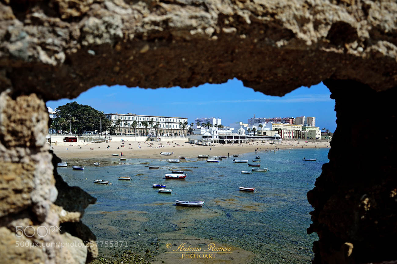 Nikon D5200 sample photo. Playa de la caleta photography