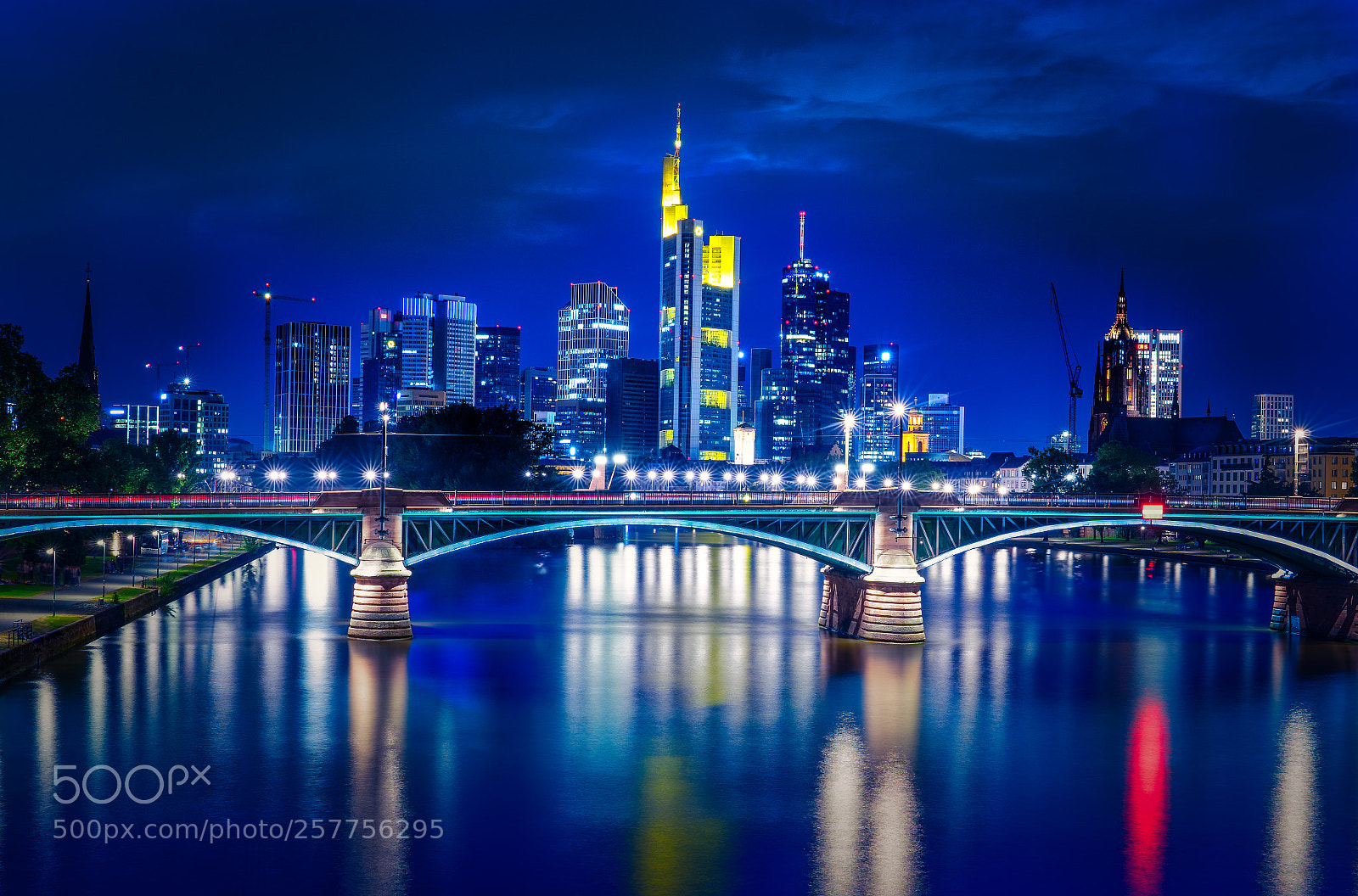 Sony a6300 sample photo. Frankfurt, germany cityscape long photography