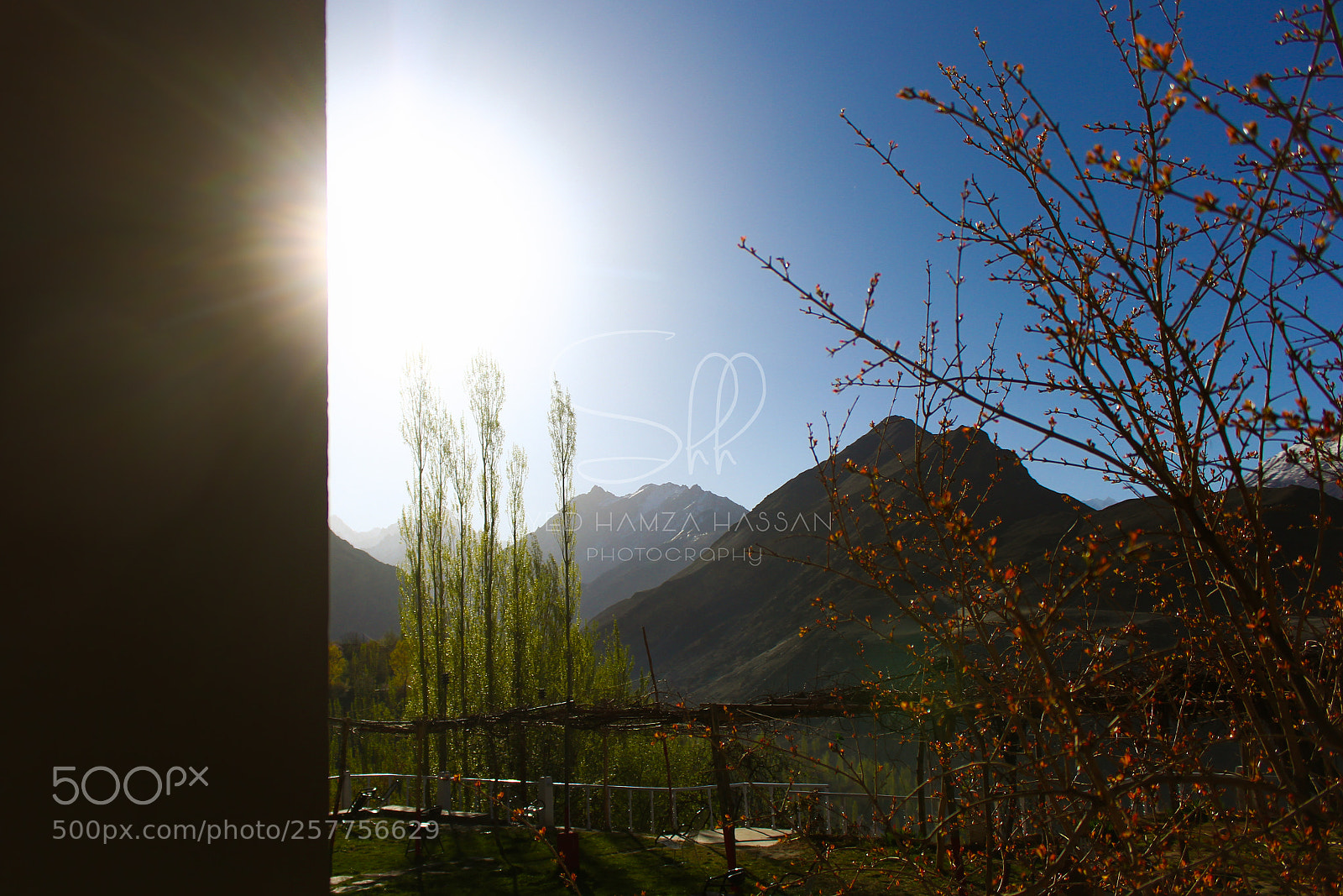 Canon EOS 60D sample photo. Window view karimabad, hunza photography
