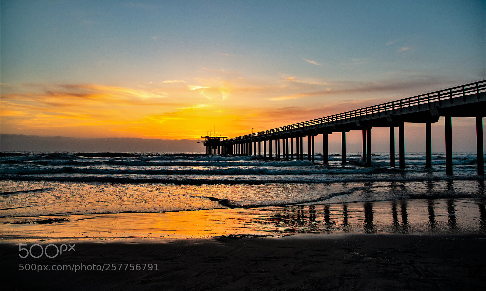 Pentax K-50 sample photo. La jolla sunset photography